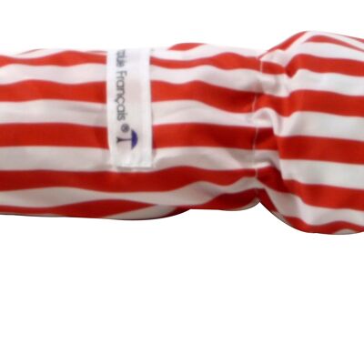 Ombrello francese Découpes Stripes mini rosso