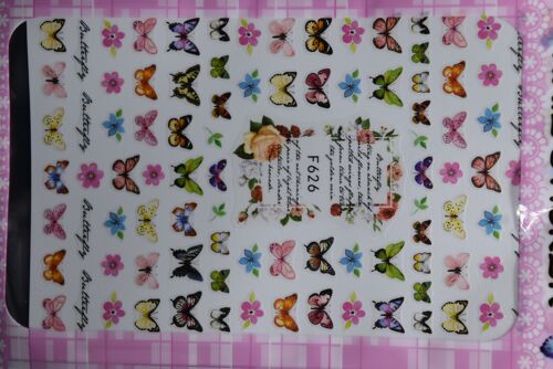 Peel off stickers - Butterfly, Colorful , MRMJ-Q080-F626