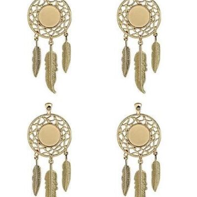 Cabochon dreamcatcher - Gold , AE077-gold-0