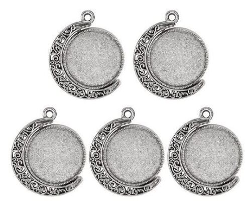 Cabochon Moon - Silver , cabochon-moon-silver-3