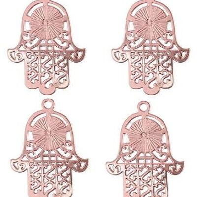 Cabochon Hamsa main - Rosegold , AE078-rosegold-2