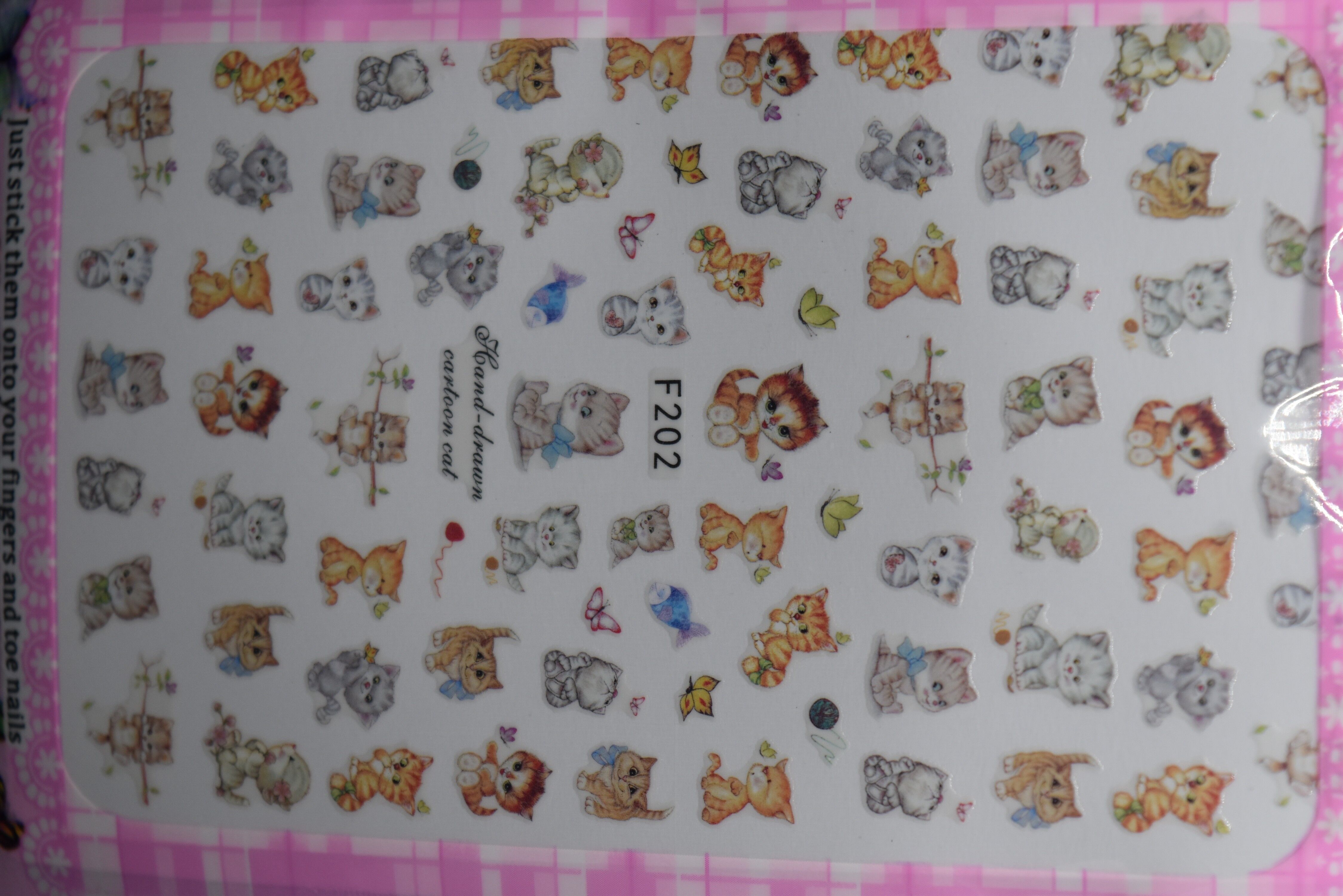 Adesivi staccabili - Cat Series, Colorful , MRMJ-L004-16H