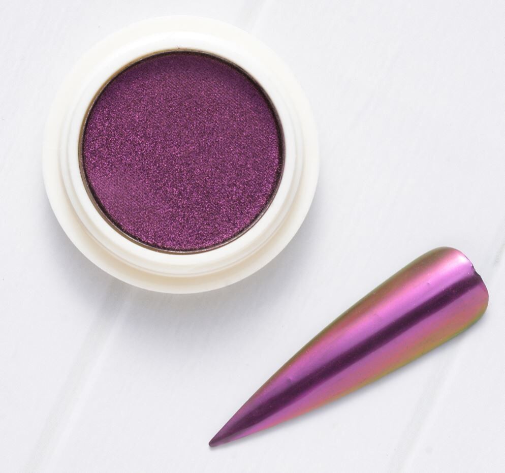 Chameleon Color Change Chrome Powder, MediumVioletRed, MRMJ-S038-001C