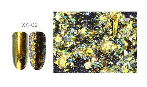 Chameleon Color Change Mirror Powder, Yellow , MRMJ-S008-040B