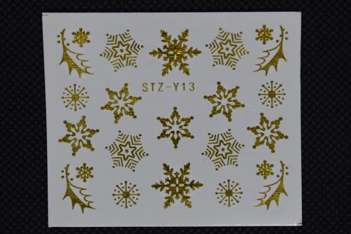 Self adhesive stickers - Christmas Theme, Gold , MRMJ-Q042-Y13-01