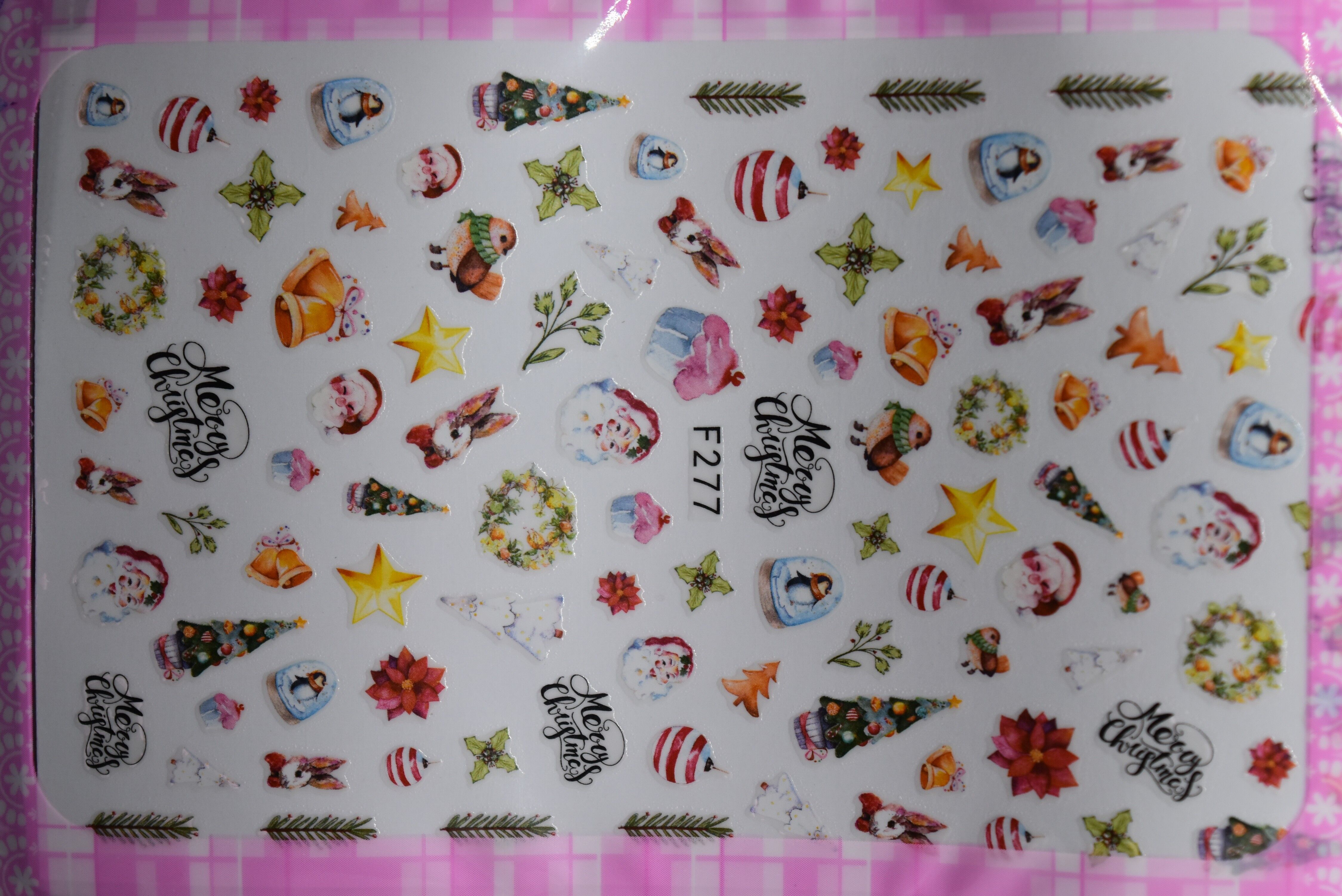 Adesivi staccabili - Tema natalizio, Colorato, MRMJ-R052-24G