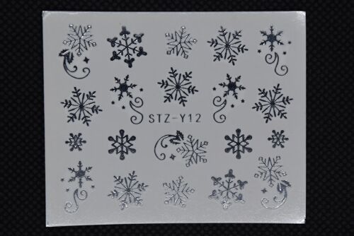 Self adhesive stickers - Christmas Theme, Silver , MRMJ-Q042-Y12-02