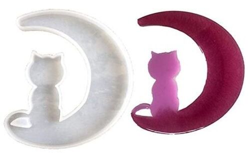 Crescent moon - Cat , crescent-moon-cat-3