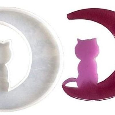 Crescent moon - Cat , crescent-moon-cat-3