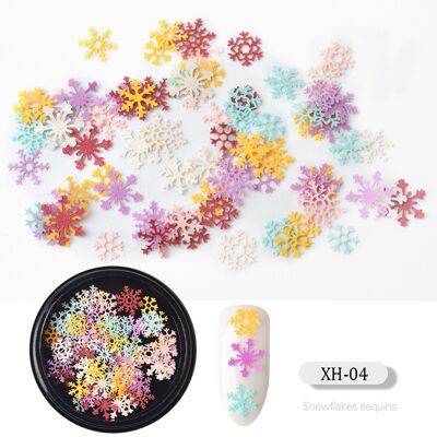 Decorations, Snowflake, Mixed Color , MRMJ-T009-026D