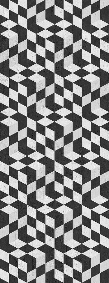 Papier peint Cubes géométriques noirs 3