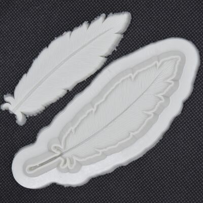 Feather 2 pieces , DIY-I012-02