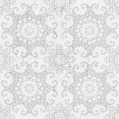 Carta da parati geometrica damascata