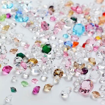 Strass en verre, diamant, couleur mixte, 10 grammes/sac, MRMJ-R052-101