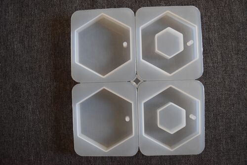 Hexagon Silicone , DIY-K013-06