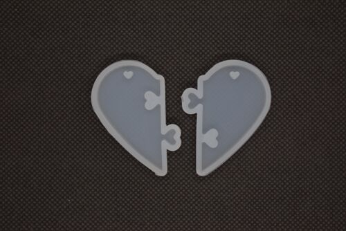 Heart puzzle 2pcs/set , DIY-G009-06