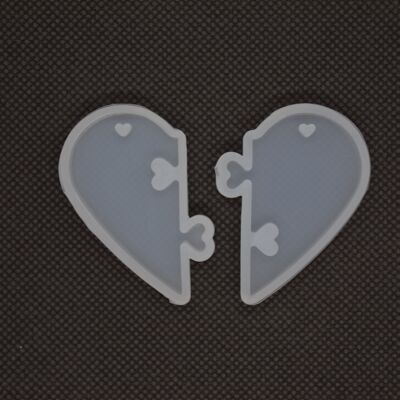Heart puzzle 2pcs/set , DIY-G009-06