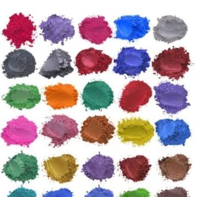 Poudres de mica 30 couleurs dans un ensemble - 3 grammes/sachet, AE018