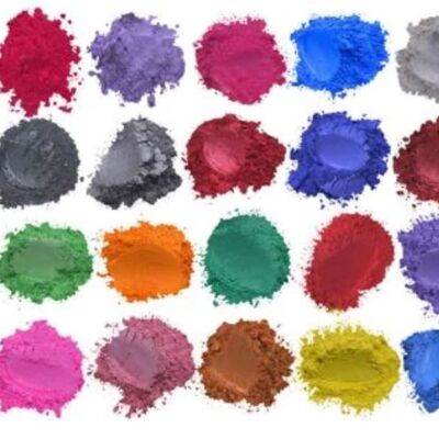 Polveri di mica 24 colori in un set - 3 grammi/bustina, AE017