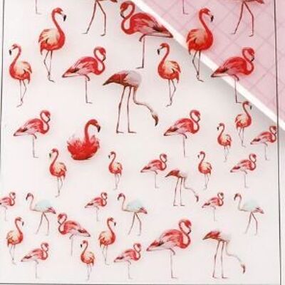 Plastic sheet - Flamingo , AE047