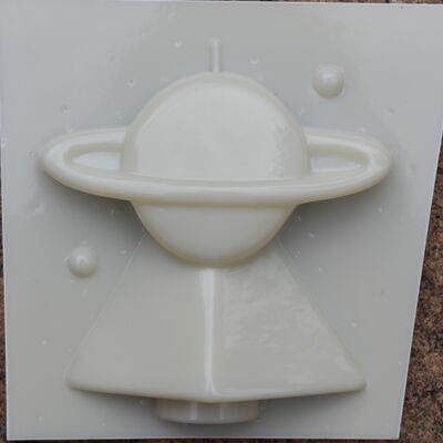 Saturno en Pedestal 3D, K464