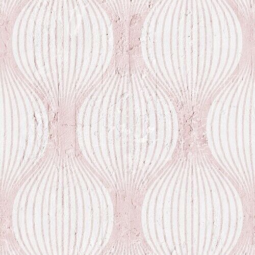 Pink Geometric Bulbs Wallpaper