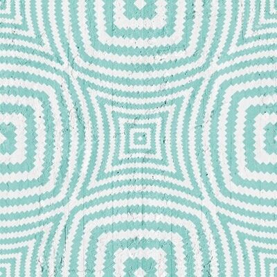 Aquamarine Geometric Circles Wallpaper