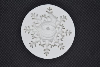 Flocon de neige avec bonhomme de neige , DIY-I012-67