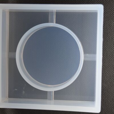 Cendrier carré, 105 mm , DIY-G010-57B