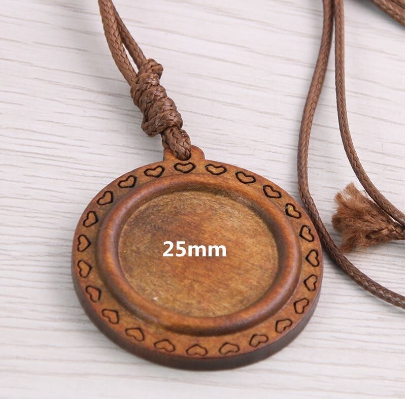 Wood Cabochon with cord - 1 , wood-cabochon-with-cord-1-0