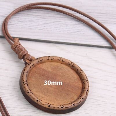 Wood Cabochon with cord - 3 , wood-cabochon-with-cord-3-2