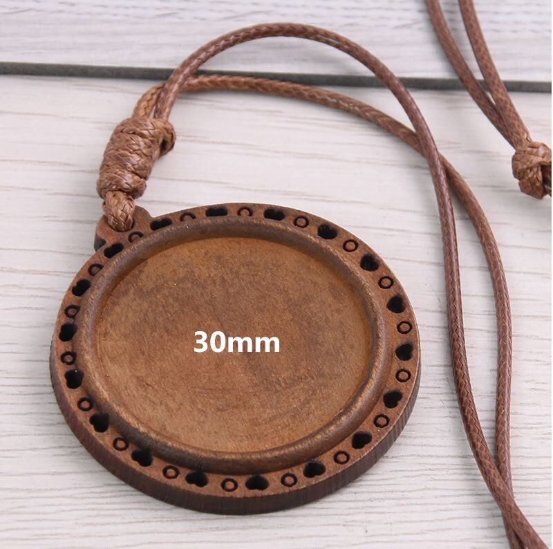 Cabochon in legno con cordino - 4 , Cabochon-in-legno-con-cordino-4-3