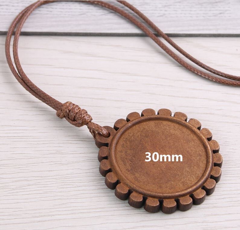Wood Cabochon with cord - 9 , wood-cabochon-with-cord-9-8