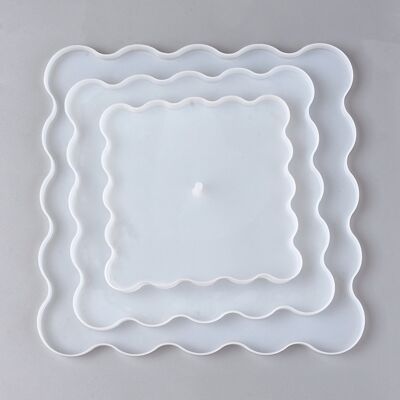 3 tier cake stand - square , AJEW-WH0022-34