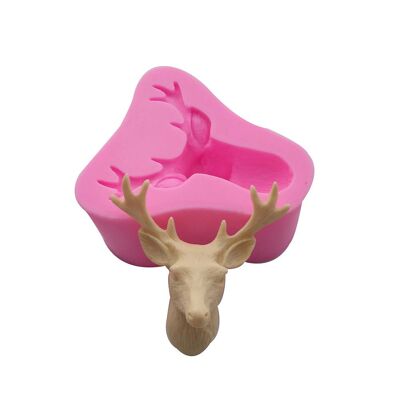 Christmas Reindeer Head 3D , DIY-K009-05A