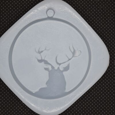 Deer/Antler 58x58x5mm, , DIY-F037-E09