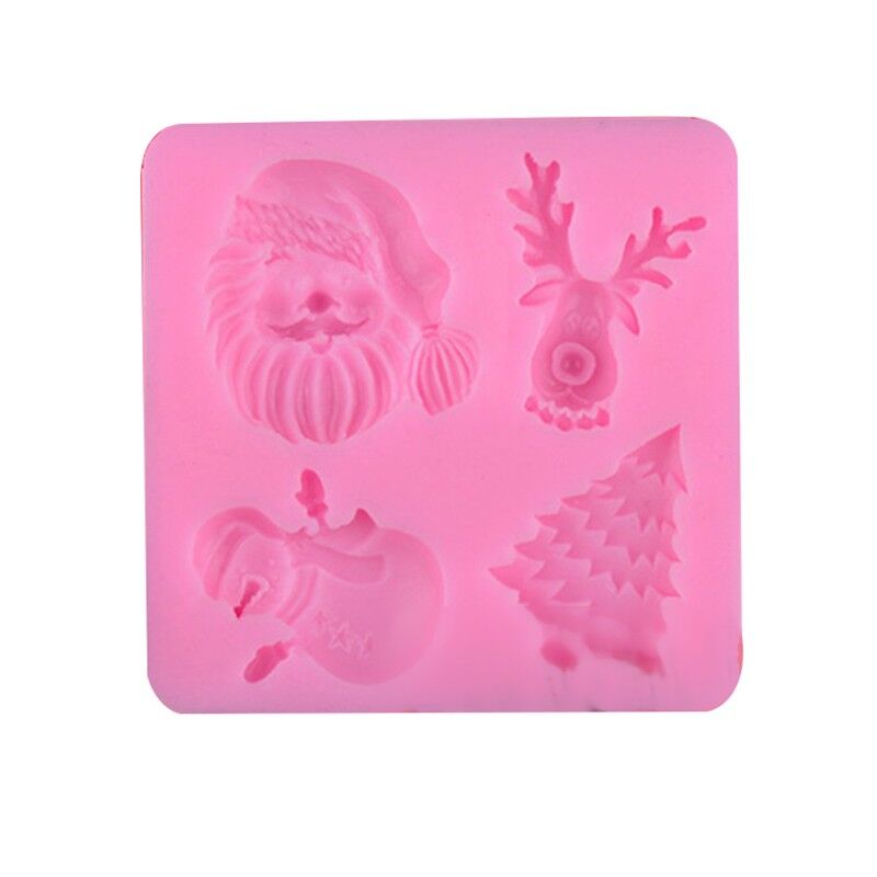 Babbo Natale e albero di Natale e renne di Natale/cervo e pupazzo di neve, fai da te-E013-15