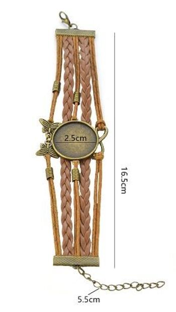 Bracelet en cuir , AE133 2