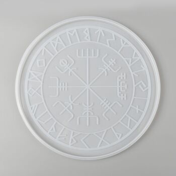 Moules en silicone pour tapis de divination Rune Stones, DIY-P006-35