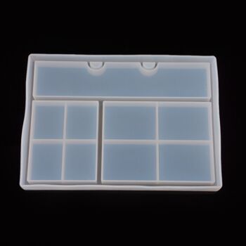 Boîte de rangement de présentoir de bijoux de rectangle, AJEW-WH0022-10 2