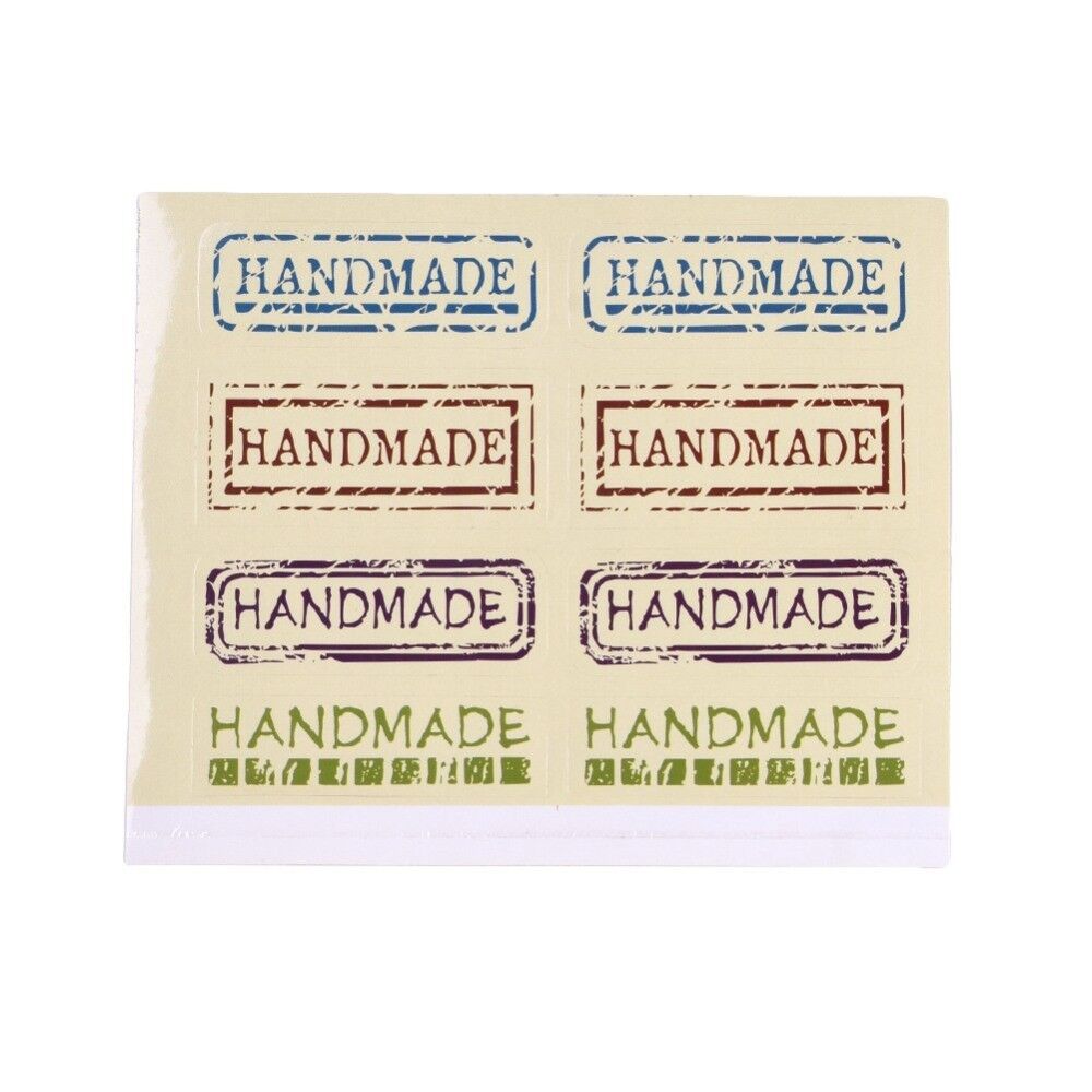 Adesivo - Fatto a mano - 8 pezzi/foglio, DIY-O002-02