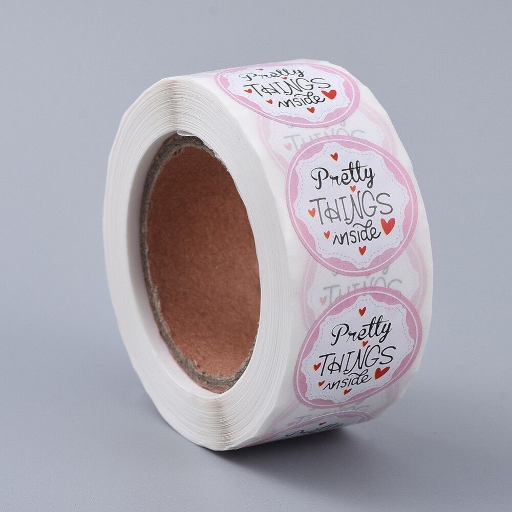 Adesivo - Cose graziose all'interno - 500 pezzi / rotolo, DIY-L035-007B