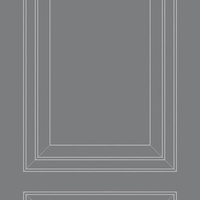 Tonal Grey Panel Outline Wallpaper