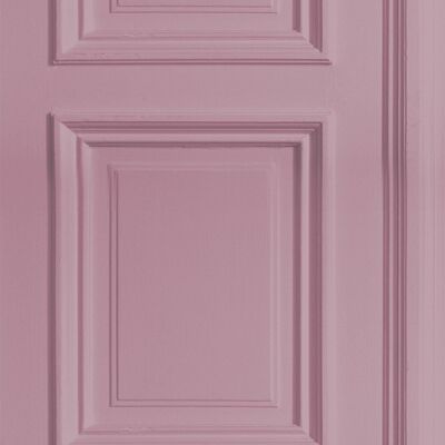 Dusty Pink Paneling Wallpaper
