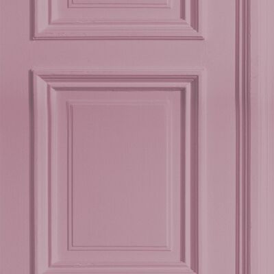 Dusty Pink Panelling Wallpaper