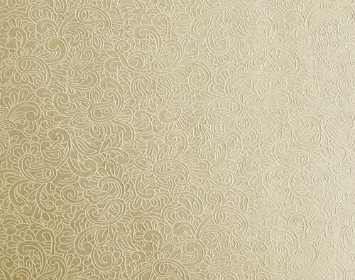 Classico Paisley texture wallpaper - Magnolia