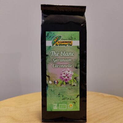 Zitronengras Geranium Weißer Tee 50g