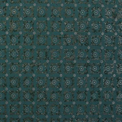 Classico Tile Pattern wallpaper- Teal Blue