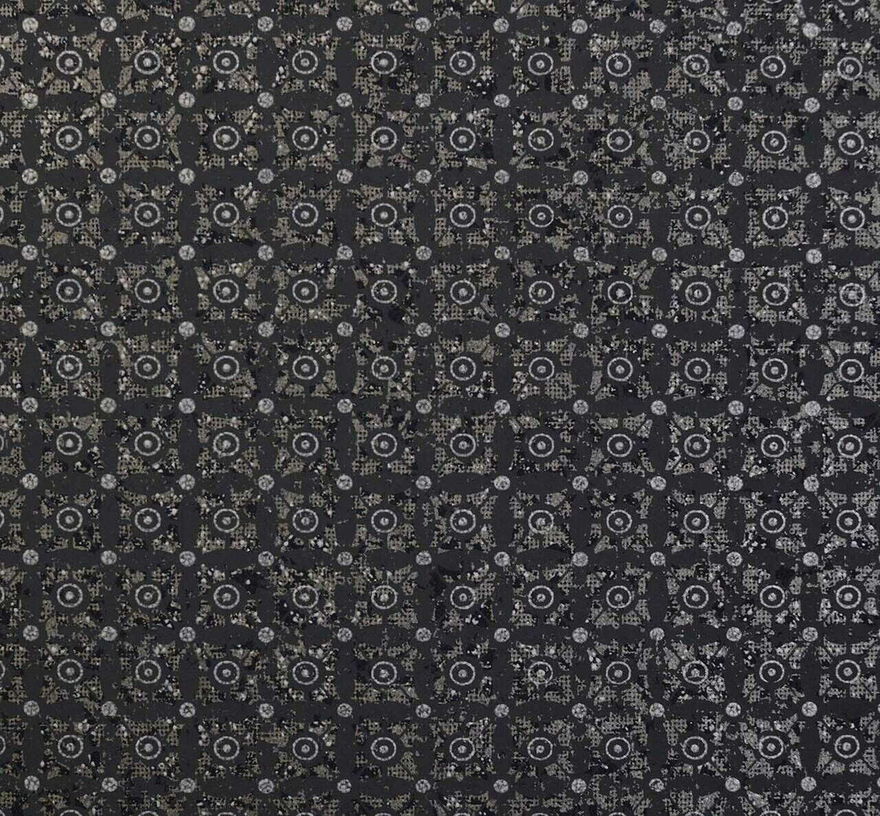 Carta da parati Classico Tile Pattern - Marrone