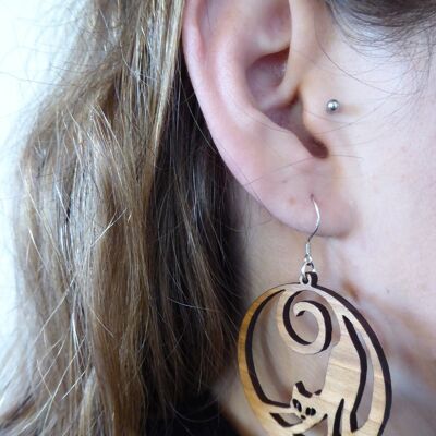 Venice Cat Animal Earrings